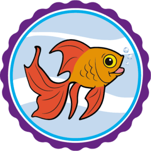 Stars Swimming School Progress Chart - Level 3 Badge - Gary the Goldfish@4x